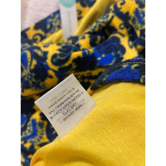 NWT Stitch Fix Brixton Ivy's Women's Yellow Blue Patterned Skirt - 2XL - Picture 11 of 12